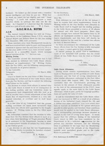 The Overseas Telegraph 1943