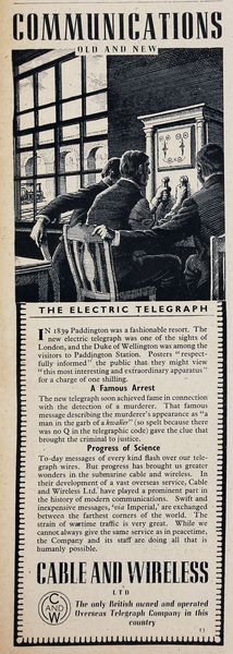 Cable & Wireless advertisement