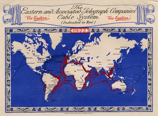 1922 Eastern & Associated Companies Routes 
