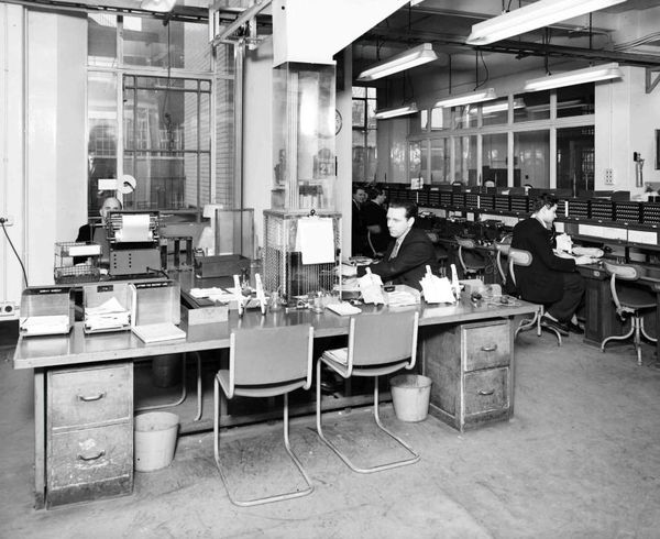 EH Phone Room Circulation 1958